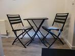 Tuinset - Tafel met 2 stoelen + kussens, Tuin en Terras, Tuinsets en Loungesets, Ophalen