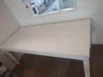 Eettafel met 6 leren stoelen, Huis en Inrichting, Tafels | Eettafels, Ophalen, Gebruikt, 200 cm of meer, 50 tot 100 cm