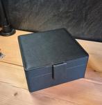 Horlogedoos Zwart leder 6 horloges, Sieraden, Tassen en Uiterlijk, Overige Accessoires, Ophalen of Verzenden, Nieuw