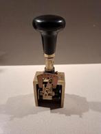 Vintage Nummerator Stempel, Antiek en Kunst, Antiek | Kantoor en Zakelijk, Ophalen of Verzenden