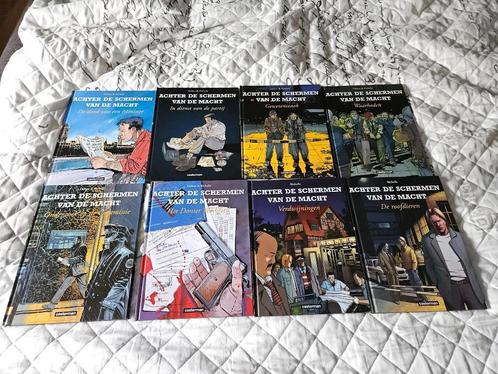 Achter de schermen van de macht compleet 8 delen Delitte, Boeken, Stripboeken, Gelezen, Complete serie of reeks, Ophalen of Verzenden