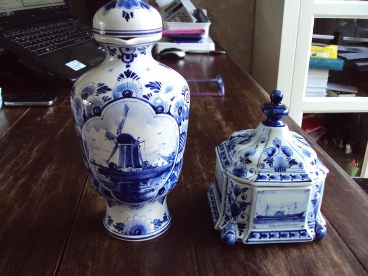 Verzameling Delfts Blauw, Antiek en Kunst, Antiek | Keramiek en Aardewerk, Ophalen of Verzenden