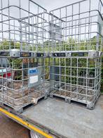 Kratten  om.hout op te slaan. Met buis of fijne  mazen, Minder dan 3 m³, Ophalen, Overige houtsoorten, Blokken
