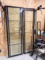 Douchewand glas (zwart), Doe-het-zelf en Verbouw, Sanitair, Ophalen, Gebruikt, Glas, Douche
