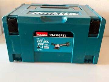 Makita DGA508RTJ 18V Li-Ion Accu haakse slijper set beschikbaar voor biedingen