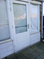 ACHTERBUITENDEUR MET KOZIJN, Gebruikt, Raamkozijn, Hout, Ophalen