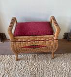 Vintage Rotan Naaidoos/zitje jaren 1960, Ophalen of Verzenden
