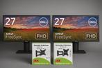 2x Dell SE2722H 27” FHD Monitoren + 2x JRH Muurbeugels, Gaming, 3 tot 5 ms, VA, Full HD