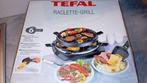 Tefal Raclette -grill Gourmetten 6pers (bakplaat als nieuw!), Ophalen of Verzenden, Gebruikt, 4 t/m 7 personen