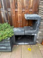 U-element zwart/grijs (3 stuks), Tuin en Terras, Tegels en Klinkers, Ophalen, Zo goed als nieuw, Overige typen