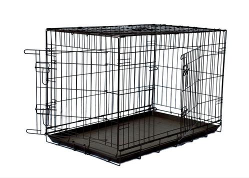 Zwarte bench, Dieren en Toebehoren, Hondenbenches, Zo goed als nieuw, Ophalen