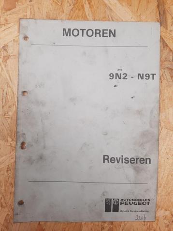Werkplaatsboek Peugeot 505 turbo motor revisie N9T - 9N2 beschikbaar voor biedingen