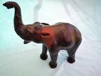 Vintage Lederen Olifant Handgemaakt Papier Mache en Leer, Ophalen of Verzenden, Zo goed als nieuw, Dier