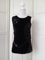 NTS Not the Same nieuwe zwarte fluwelen top, maat 36 S, Zwart, Nieuw, Not The Same, Ophalen of Verzenden