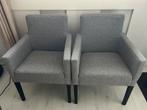 Twee grijze fauteuiltjes, Huis en Inrichting, Fauteuils, Ophalen, Gebruikt