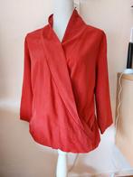 Rode Overslag Blouse van LA LIGNA - Maat M, Maat 38/40 (M), Ophalen of Verzenden, Zo goed als nieuw, La Ligna