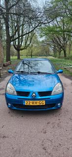 Renault Clio 1.4 16V Autbas E3 2005 Blauw, Auto's, Renault, Origineel Nederlands, Te koop, 98 pk, 5 stoelen