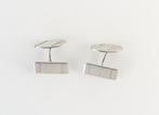 Art Deco zilveren manchetknopen, Ophalen of Verzenden, Zilver, Manchetknopen