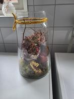 Vaas met gedroogde bloemen, gratis, Ophalen, Zo goed als nieuw