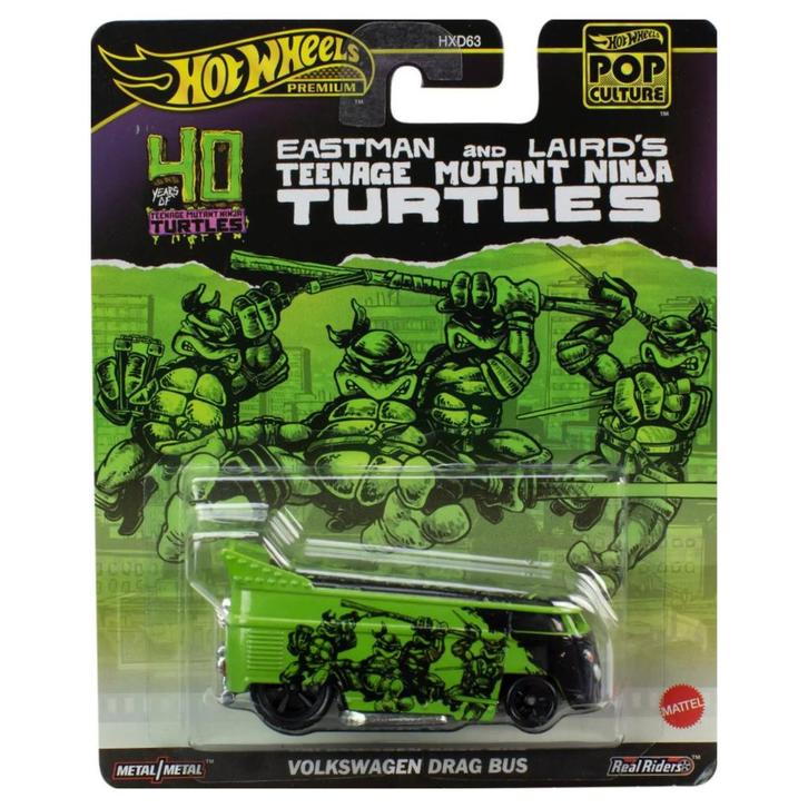Hotwheels Premium: Teenage Mutant Ninja Turtles - Volkswagen, Kinderen en Baby's, Speelgoed | Speelgoedvoertuigen, Nieuw, Ophalen of Verzenden