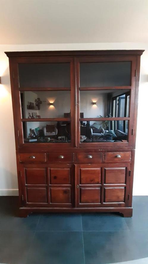 Mooie teakhouten buffetkast in zeer goede staat, Huis en Inrichting, Kasten | Buffetkasten, Zo goed als nieuw, 200 cm of meer