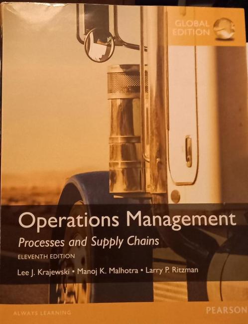 Operations management, Boeken, Studieboeken en Cursussen, Zo goed als nieuw, HBO, Alpha, Ophalen of Verzenden