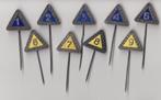 VVN Nederland emaille Verkeersbord speldjes UITZOEKEN, Gebruikt, Niet vindbaar, Niet vindbaar, Overige onderwerpen