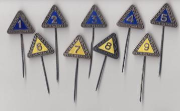 VVN Nederland emaille Verkeersbord speldjes UITZOEKEN beschikbaar voor biedingen