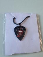 Zwarte Ketting Rolling Stones 'Kiss' Hanger, Sieraden, Tassen en Uiterlijk, Zwart, Nieuw, Ophalen of Verzenden, Overige materialen