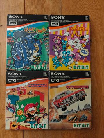 MSX Sony Hitbit games 4x beschikbaar voor biedingen