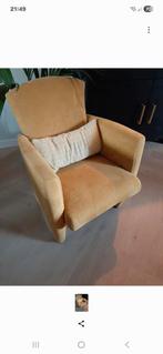 Jori Vinci stoelen 2 stuks, met alcantara bekleed, oker geel, Huis en Inrichting, Fauteuils, Ophalen, Gebruikt