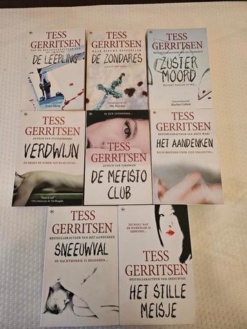 Tess Gerritsen: 8 boeken; ook per stuk te koop beschikbaar voor biedingen