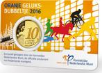 coincard Oranje geluksdubbeltje 2016 fdc, Postzegels en Munten, Munten | Nederland, Euro's, Ophalen of Verzenden, Koningin Beatrix
