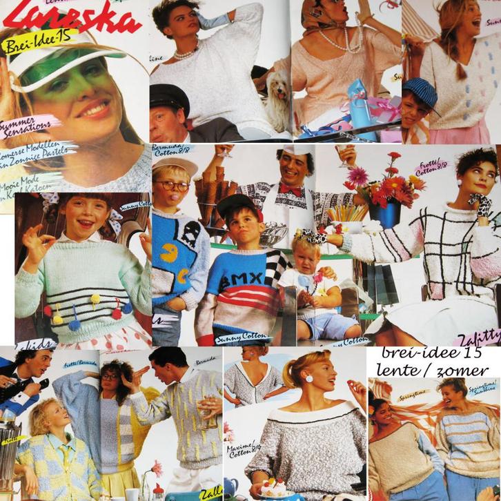 Breien 2 x Zareska - met mooie patronen nr. 15 En 19, Hobby en Vrije tijd, Breien en Haken, Gebruikt, Breien of Haken, Patroon of Boek