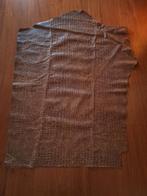 Krokodil print leder., Bruin, Leer of Kunstleer, Nieuw, Ophalen of Verzenden