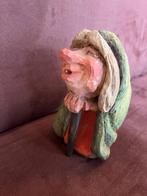 Vintage handgesneden Noorse trol van Henning -, Ophalen of Verzenden, Zo goed als nieuw, Overige typen