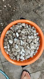 Witte kiezels grind, Tuin en Terras, Grind, Keien en Split, Ophalen, Zo goed als nieuw, Wit, Overige materialen