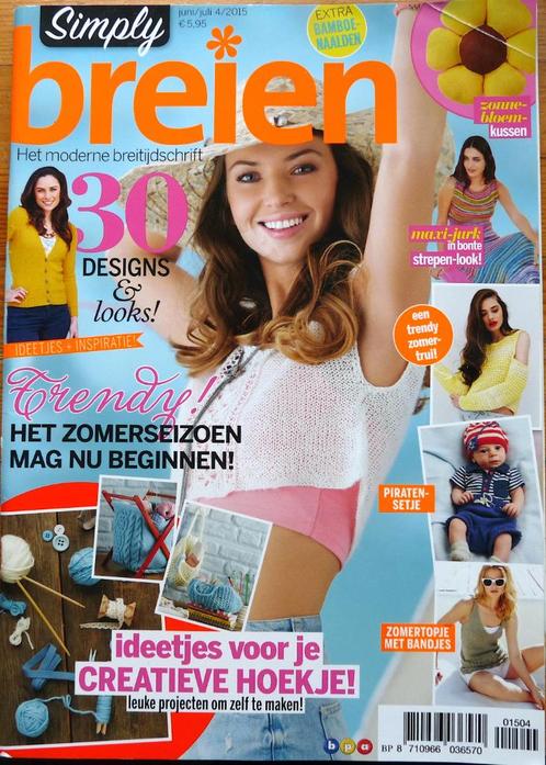 breien enz. 3 BREIBLADEN VAN SIMPLY - veel mooie projecten, Hobby en Vrije tijd, Breien en Haken, Gebruikt, Breien of Haken, Patroon of Boek