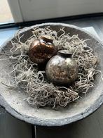 Landelijke/sobere glazen kerstballen, Diversen, Kerst, Ophalen of Verzenden, Zo goed als nieuw