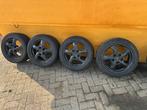 Porsche Velgen 17 inch met Zomerbanden, Auto-onderdelen, Ophalen, Gebruikt, 255 mm, Velg(en)