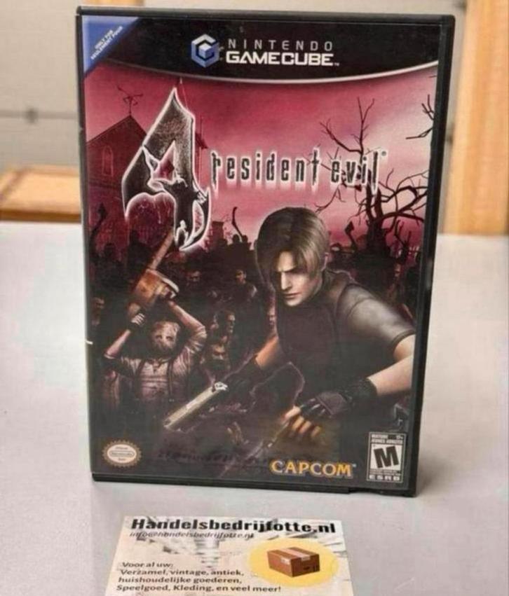 Resident Evil 4 - Nintendo GameCube - USA Import Compleet, Spelcomputers en Games, Games | Nintendo GameCube, Zo goed als nieuw