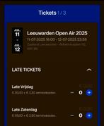 LEEUWARDEN OPEN AIR 1 kaartje  voor de vrijdag, Tickets en Kaartjes, Evenementen en Festivals, Eén persoon