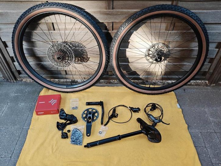 Nieuwe Sram X0 AXS T-type Sram Motive silver Kovee carbon, Fietsen en Brommers, Fietsonderdelen, Nieuw, Ophalen