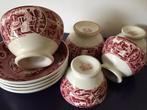 Lot Antiek Teadrinker Serviesgoed P.Regout/Societe Ceramique, Antiek en Kunst, Antiek | Servies los, Ophalen of Verzenden