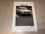Folder Chrysler Simca 1977, Ophalen of Verzenden, Gelezen