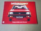 Datsun Sunny 1980 / 1981 20 pag., Zo goed als nieuw, Verzenden