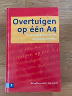 Overtuigen op één A4 - Michiel Boswinkel & Joep Jaspers, Ophalen of Verzenden, Gelezen