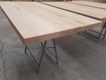 Massief Eiken Timmerpaneel Doorlopende brede Lamel 180x80x4c beschikbaar voor biedingen