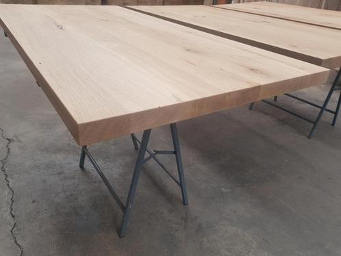 Massief Eiken Timmerpaneel Doorlopende brede Lamel 180x80x4c, Doe-het-zelf en Verbouw, Platen en Panelen, Nieuw, Hout, 20 tot 50 mm
