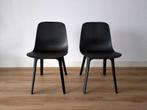 IKEA ODGER zwarte eetkamerstoelen (set van 2), Ophalen, Kunststof, Twee, Zwart